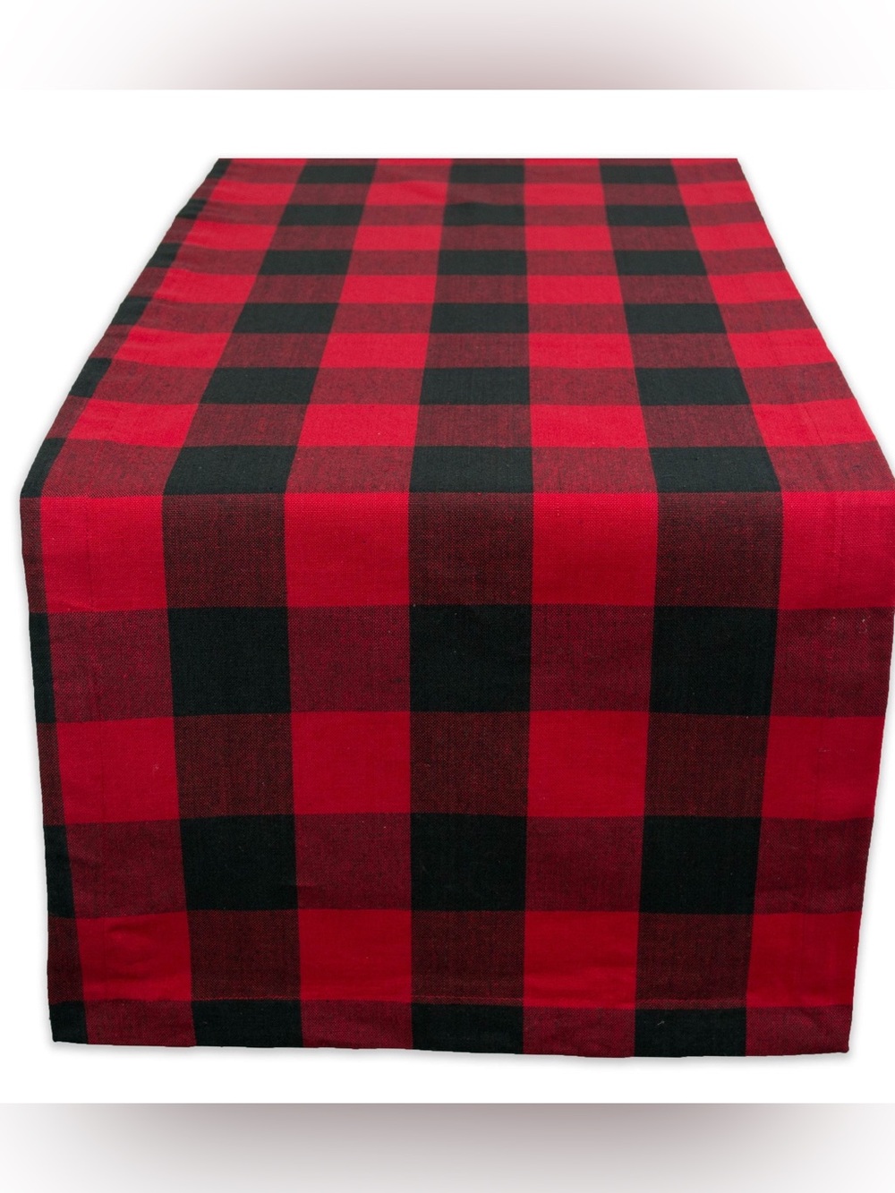 Red and Black Buffalo Check Table Runner - Home Dining